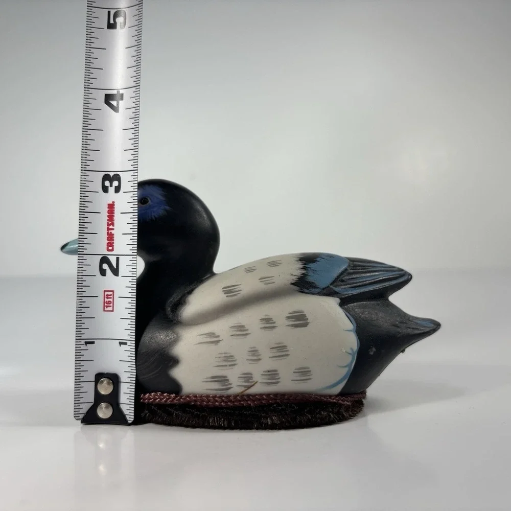 Vintage Jasco Ceramic Duck Lint Remover Duck Decoy Figure